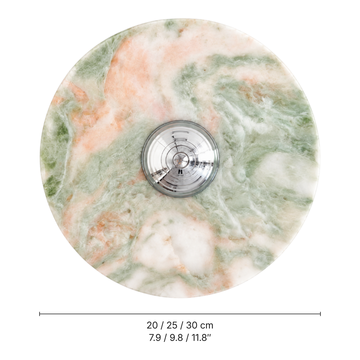 Fiora Marble Disc Wall Light, dimensions