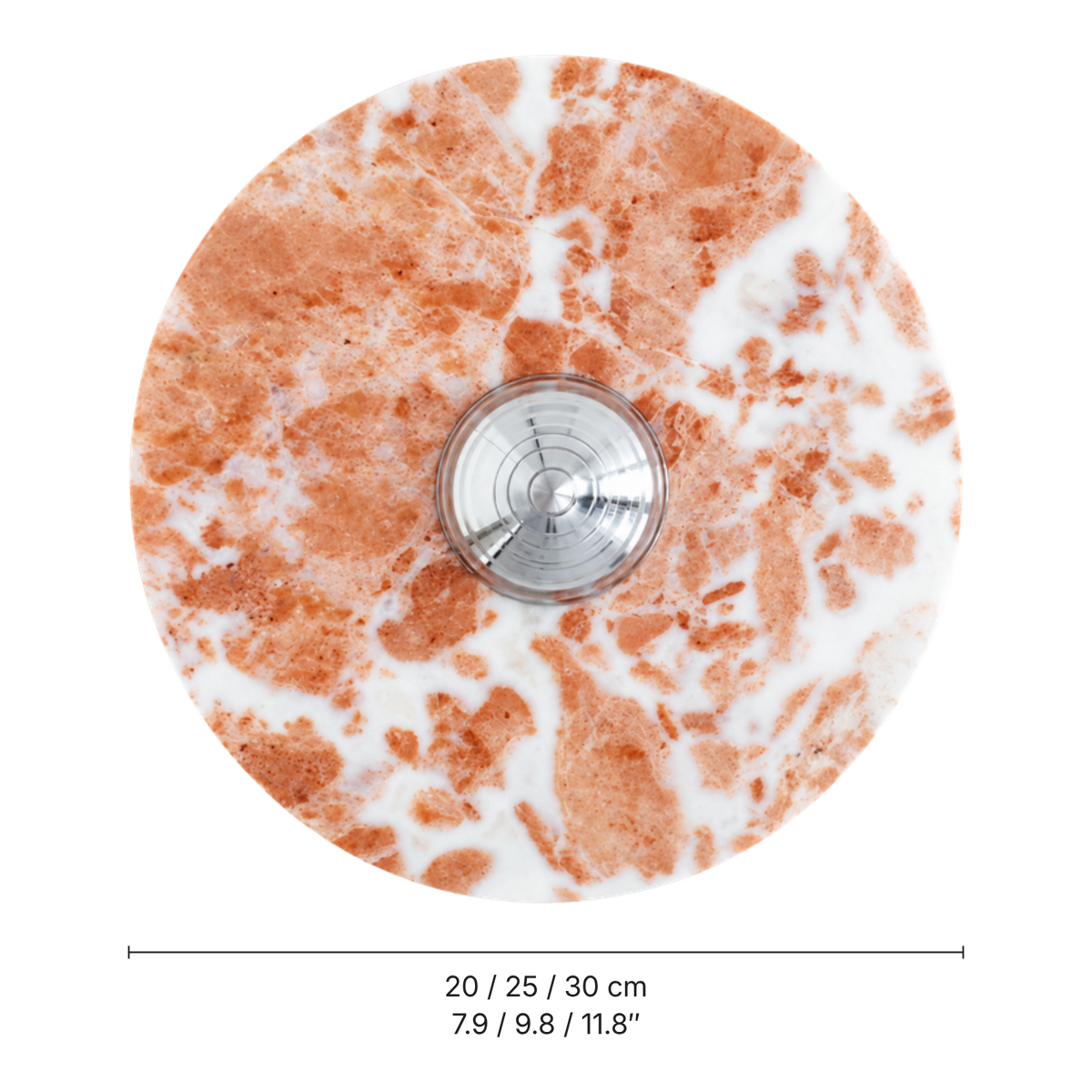 Lantana Marble Disc Wall Light, dimensions