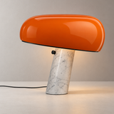 Cupola White Marble Table Lamp