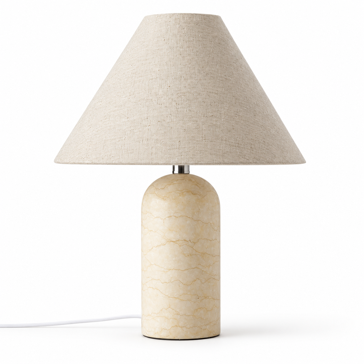 Helios Marble Table Lamp, product photo