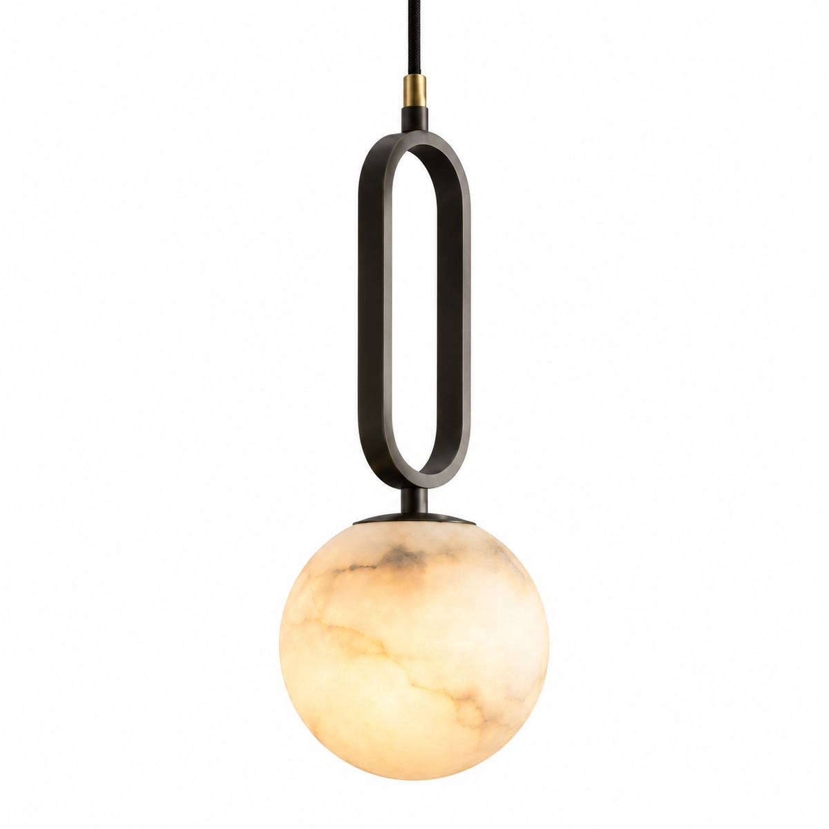 Oria Alabaster Ring Pendant Light