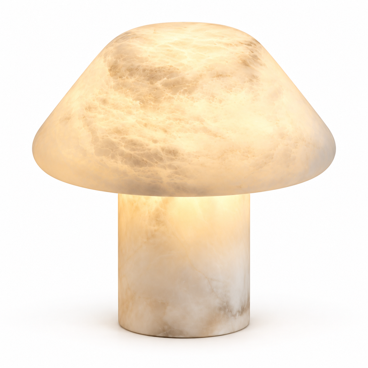 Bianca Alabaster Bell Table Lamp