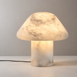 Bianca Alabaster Bell Table Lamp