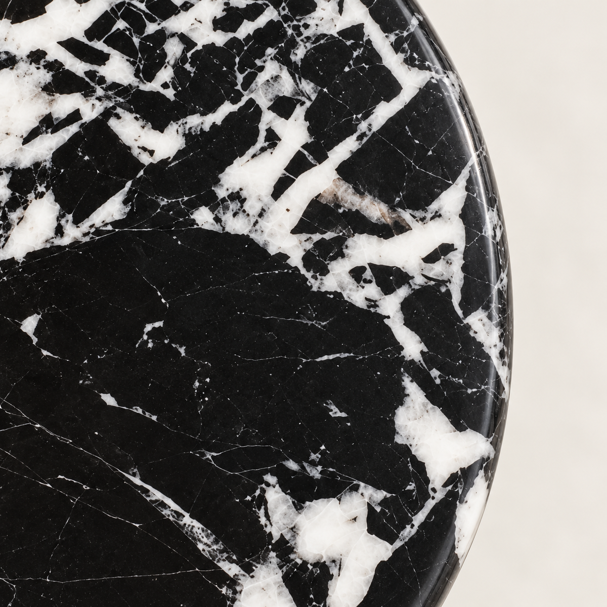 Ebano Marble Disc Wall Light, studio photo