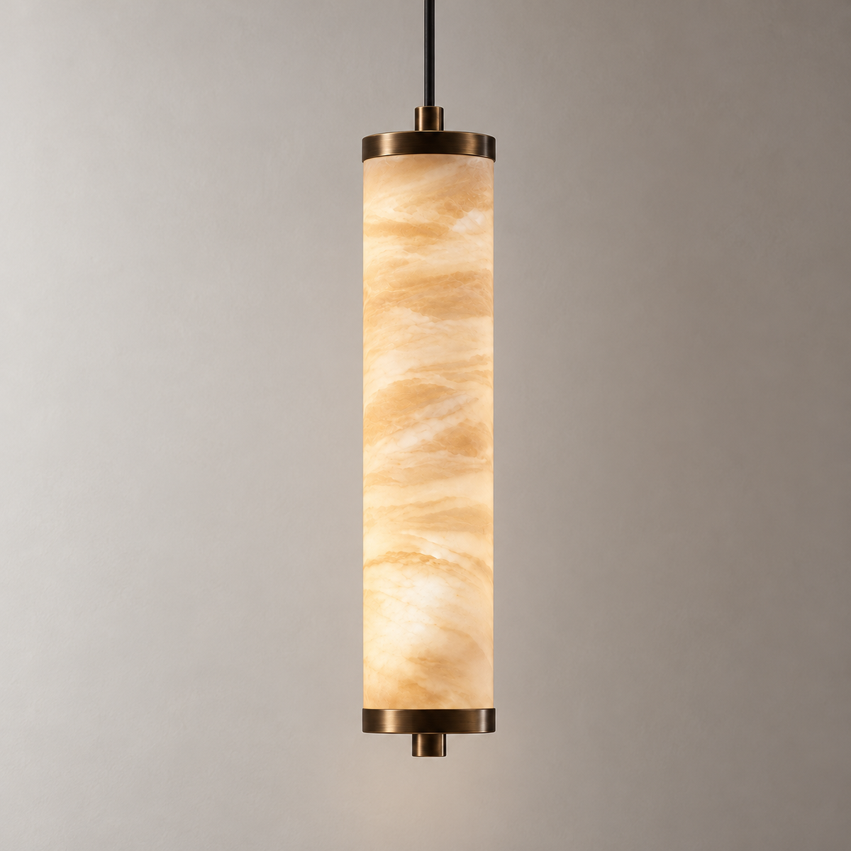 Melina Alabaster Column Pendant Light