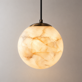 Rosalba Alabaster Orb Pendant Light