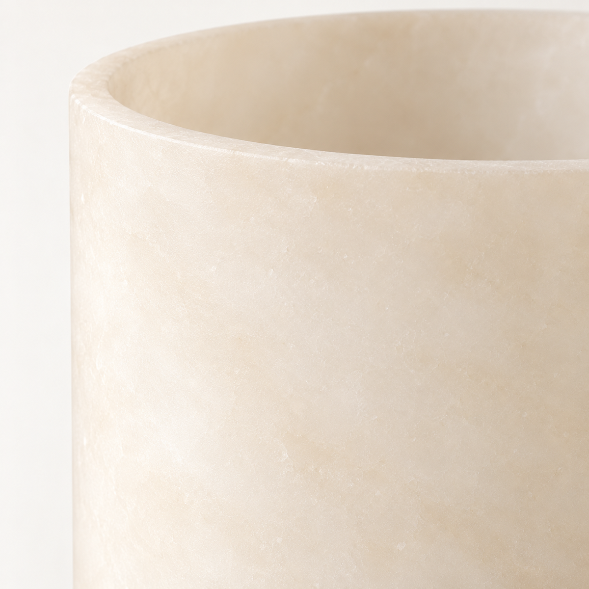 Novella Alabaster Torch Wall Light, studio photo