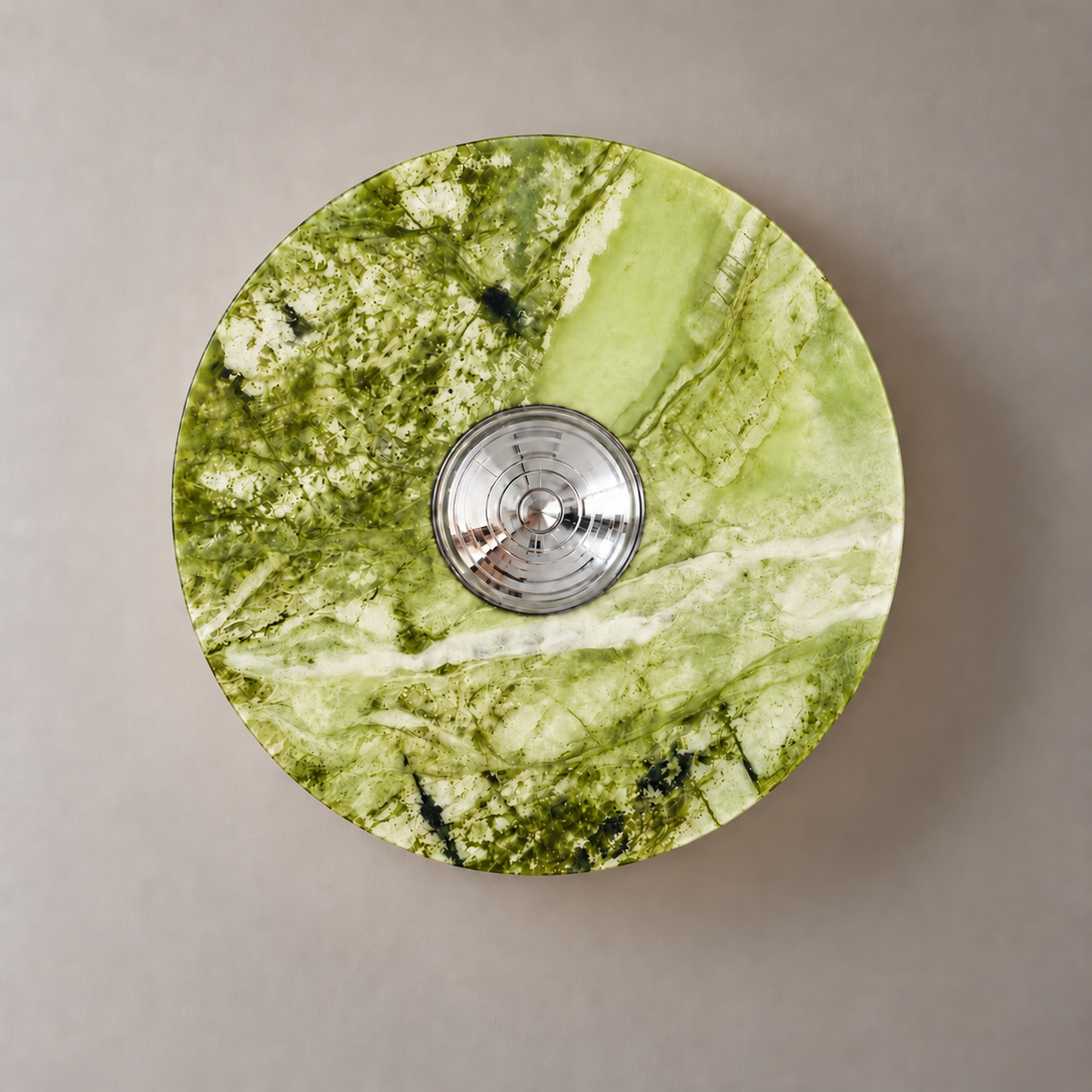 Giada Marble Disc Wall Light, studio photo